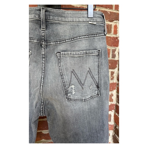 NWOT Anthropologie MOTHER Scraper Relaxed Cuff Ankle in Unstitched In The Dark - Picture 10 of 13